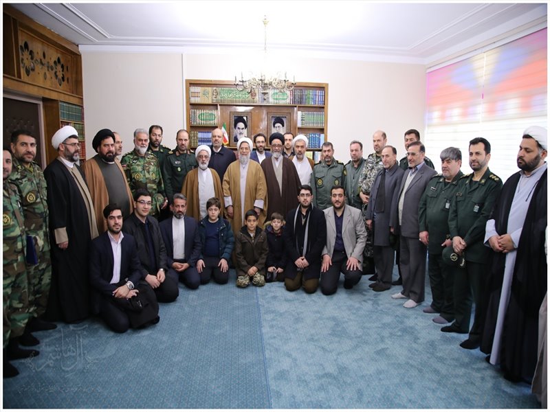 دیدارهای روز یوم الله ۲۲بهمن در بیت امام جمعه تبریز