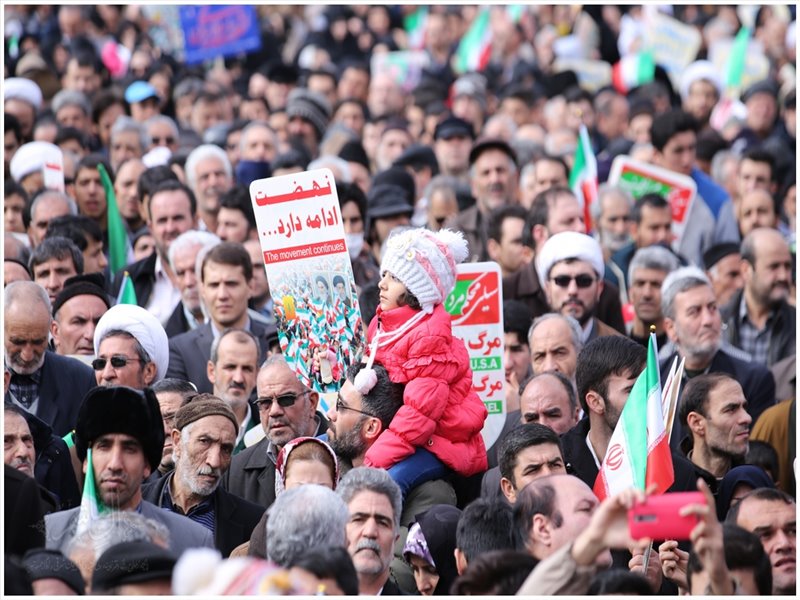راهپیمایی یوم الله 22 بهمن در تبریز