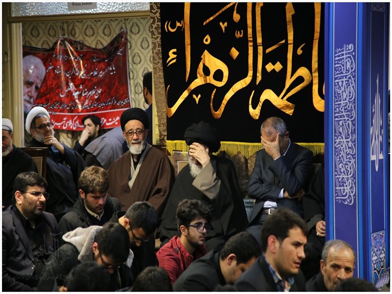 دومین شب عزاداری فاطمیه در بیت امام جمعه تبریز