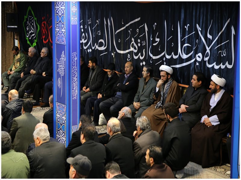 سومین شب عزاداری فاطمیه در بیت امام جمعه تبریز