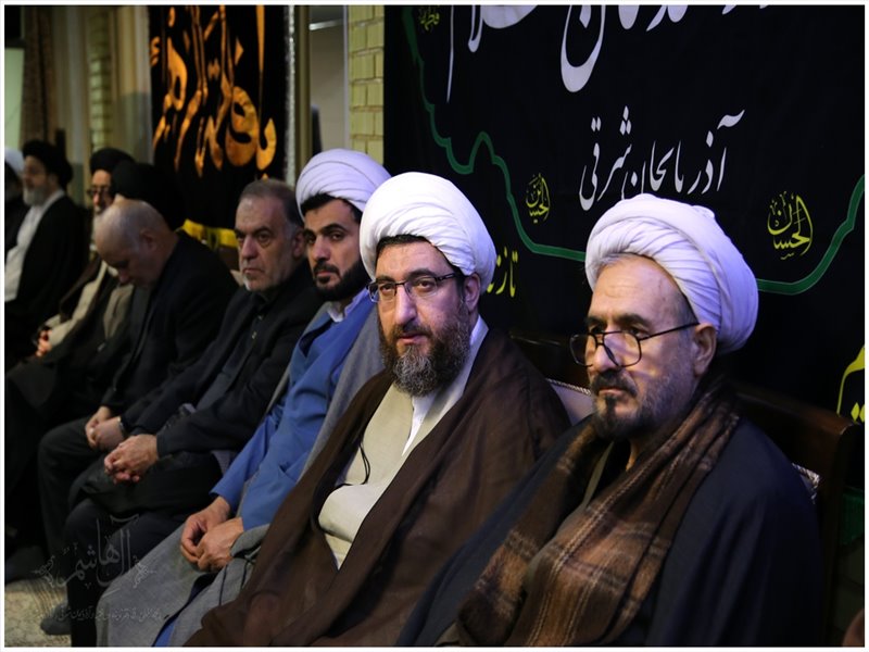 سومین شب عزاداری فاطمیه در بیت امام جمعه تبریز