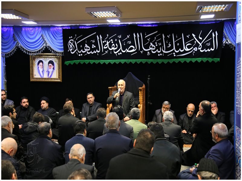 سومین شب عزاداری فاطمیه در بیت امام جمعه تبریز