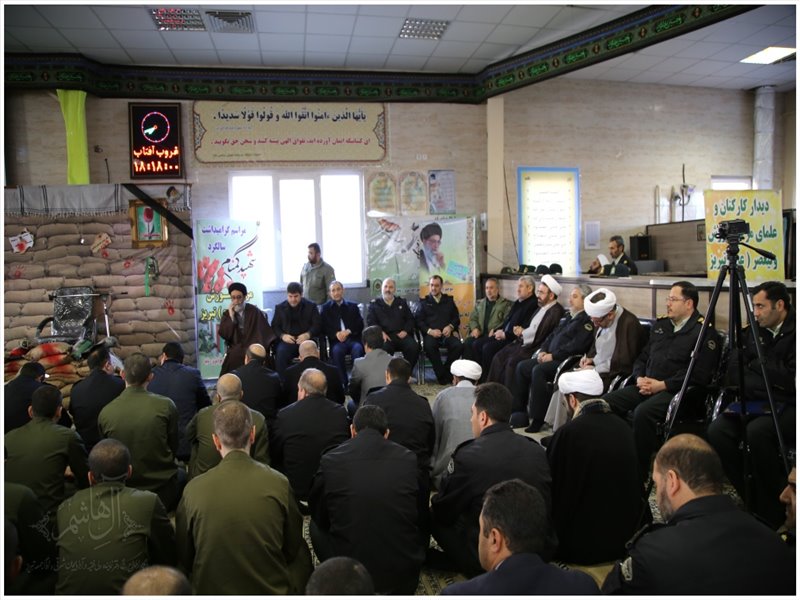 مراسم اولین سالگرد شهید گمنام در مرکز آموزش ولیعصر(عج) ناجا