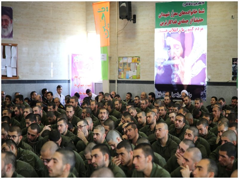 مراسم اولین سالگرد شهید گمنام در مرکز آموزش ولیعصر(عج) ناجا