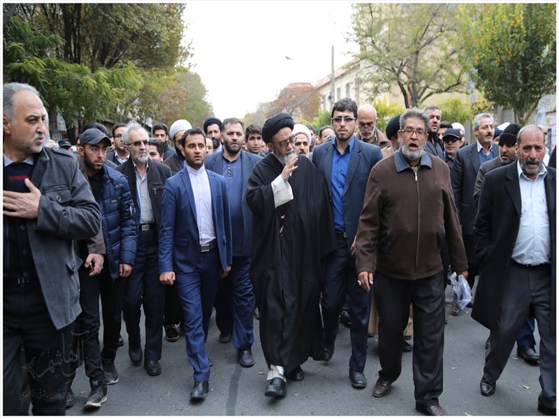 تشییع پیکر مطهر شهید عبدالحسین همایون آذر