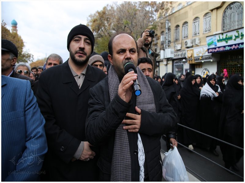 تشییع پیکر مطهر شهید عبدالحسین همایون آذر