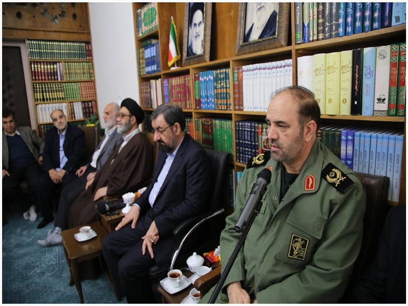 دیدار سرلشکر پاسدار رضایی با امام جمعه تبریز