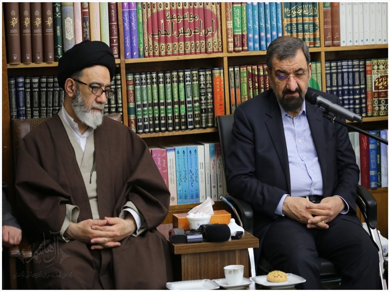 دیدار سرلشکر پاسدار رضایی با امام جمعه تبریز