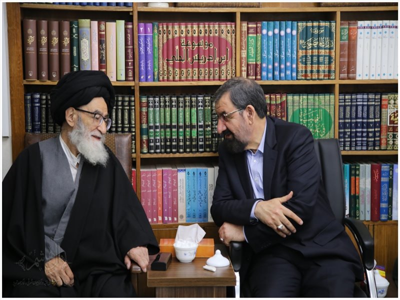 دیدار سرلشکر پاسدار رضایی با امام جمعه تبریز