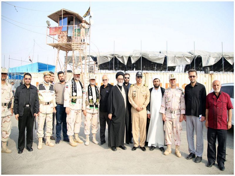 بازدید حجت الاسلام‌ والمسلمین آل هاشم از مرز شلمچه