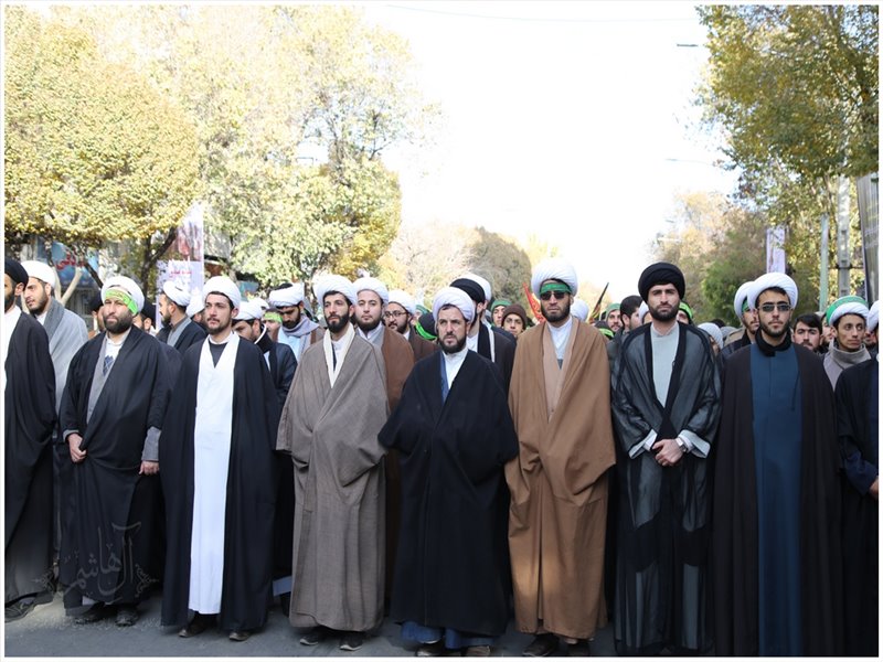 حماسه اجتماع بزرگ بسیجیان در تبریز