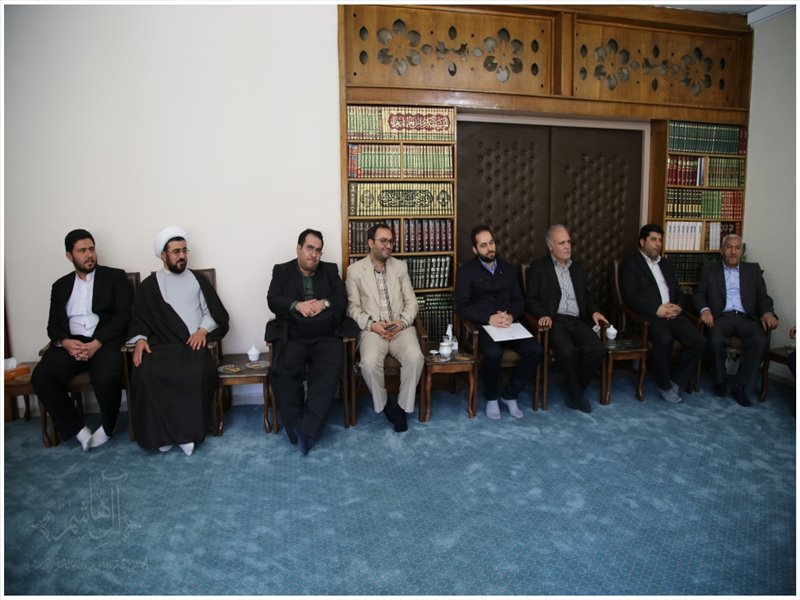 دیدار نوروزی امام جمعه تبریز با مدیران و مسئولان استانی