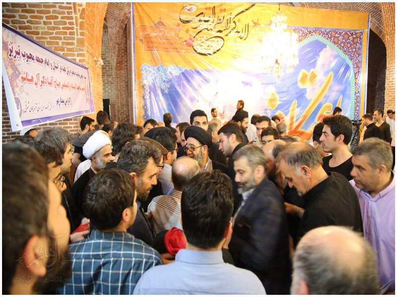 حضور نماینده ولی فقیه در جمع معتکفین مسجد جامع تبریز