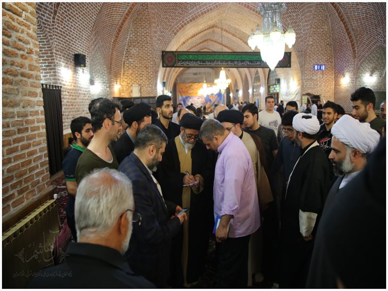 حضور نماینده ولی فقیه در جمع معتکفین مسجد جامع تبریز