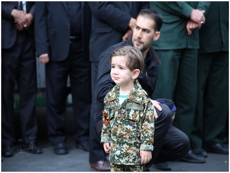 مراسم تشییع پیکر مطهر شهید زوار جنتی در تبریز