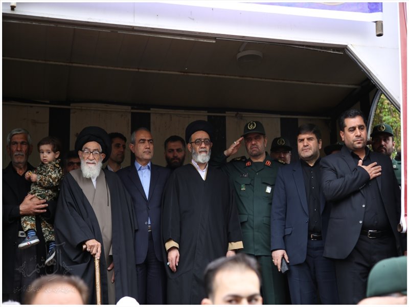 مراسم تشییع پیکر مطهر شهید زوار جنتی در تبریز