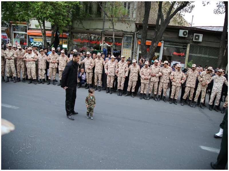 مراسم تشییع پیکر مطهر شهید زوار جنتی در تبریز