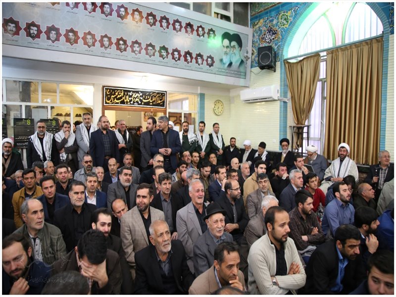 مراسم شام غریبان شهید مدافع حرم اکبر زوار جنتی