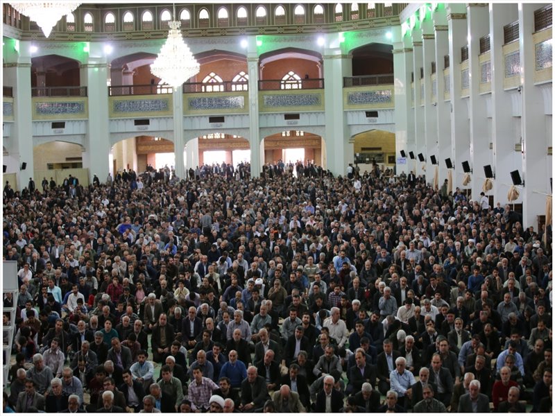 گزارش تصویری نماز جمعه تبریز
