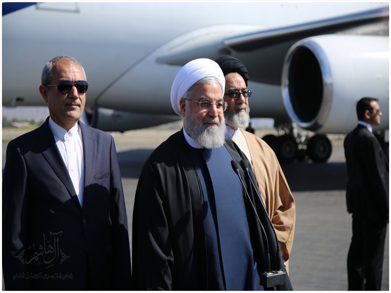 گزارش تصویری؛ مراسم استقبال از رئیس جمهور