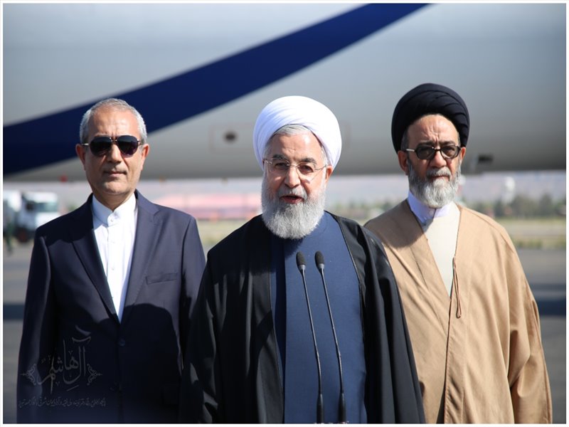 گزارش تصویری؛ مراسم استقبال از رئیس جمهور