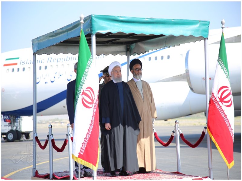 گزارش تصویری؛ مراسم استقبال از رئیس جمهور