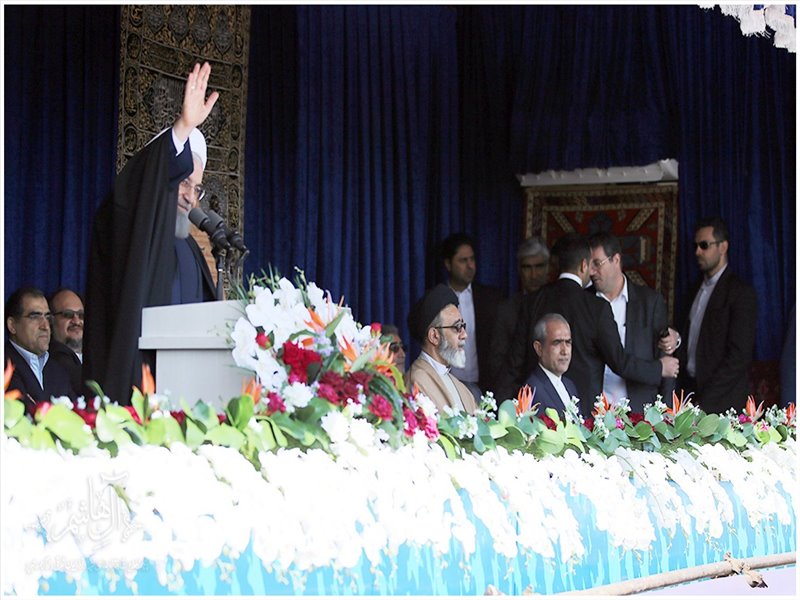 گزارش تصویری؛ مراسم استقبال از رئیس جمهور