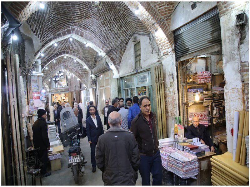حضور در بازار بزرگ تبریز به روایت تصویر
