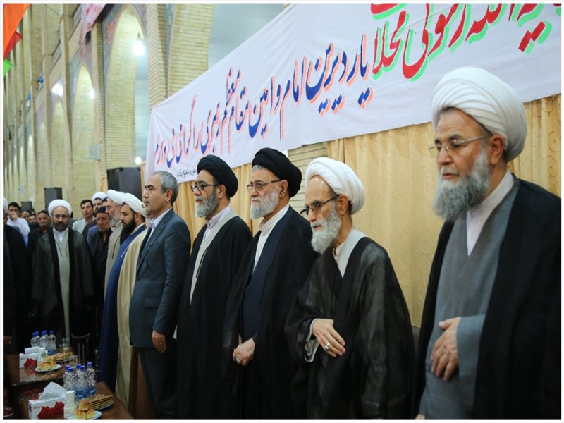 آئین عمامه گذاری طلاب حوزه علمیه ولی‌عصر(عج) بناب