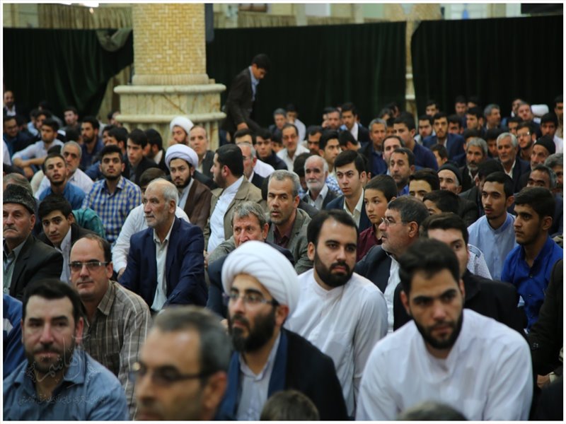 آئین عمامه گذاری طلاب حوزه علمیه ولی‌عصر(عج) بناب