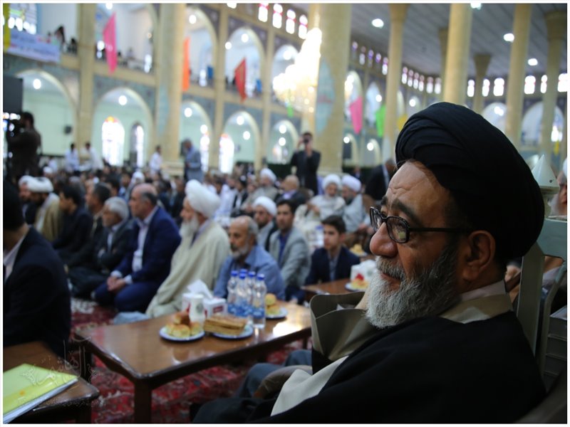 آئین عمامه گذاری طلاب حوزه علمیه ولی‌عصر(عج) بناب