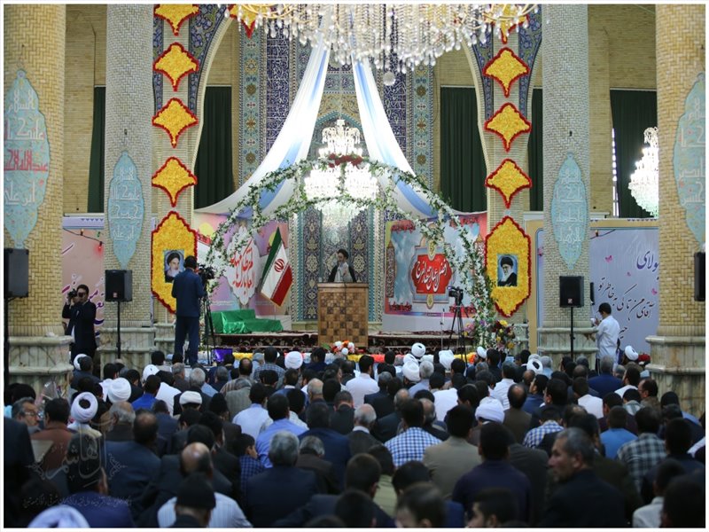آئین عمامه گذاری طلاب حوزه علمیه ولی‌عصر(عج) بناب