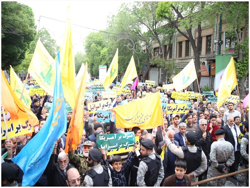 گزارش تصویری نماز جمعه تبریز