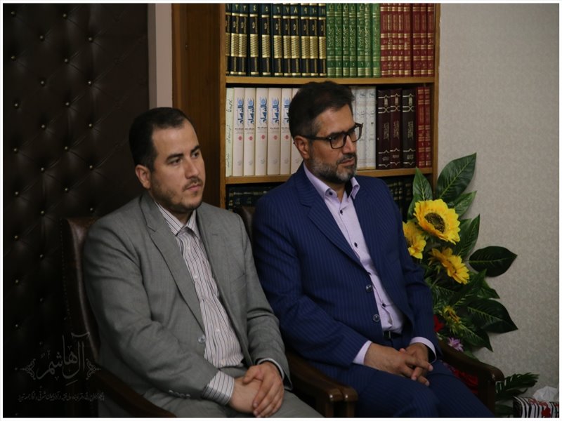 دیدار اعضای گروه تواشیح و مدیحه سرایی طارق تبریز
