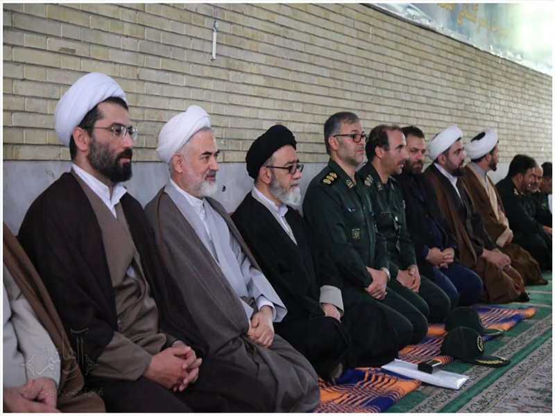 در جمع سربازان پادگان شهید قاضی طباطبایی تبریز