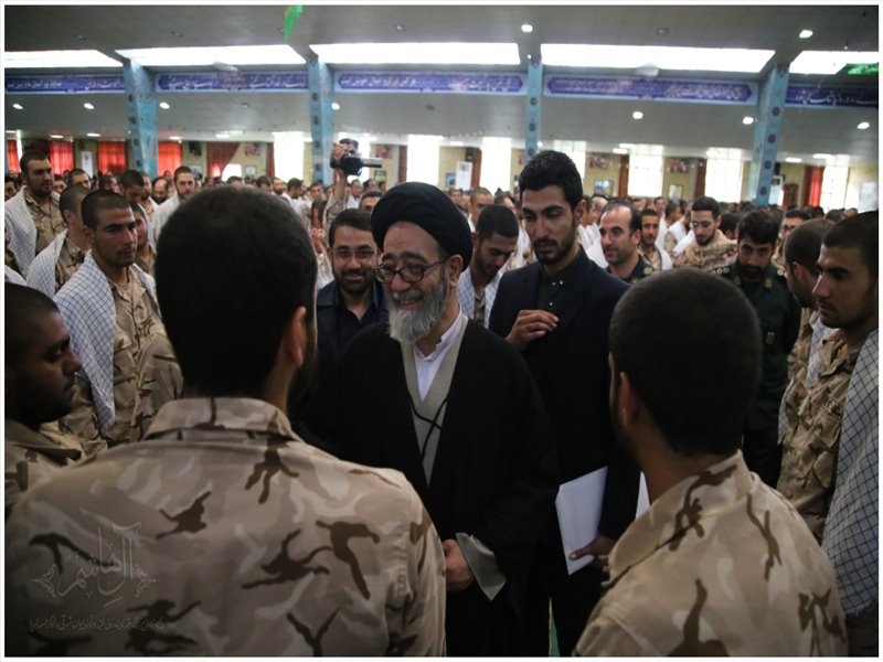 در جمع سربازان پادگان شهید قاضی طباطبایی تبریز