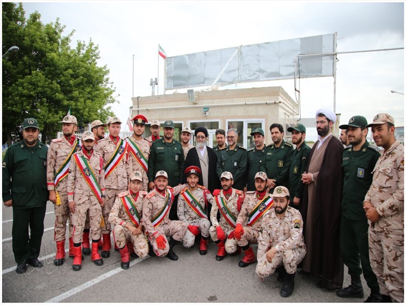 در جمع سربازان پادگان شهید قاضی طباطبایی تبریز