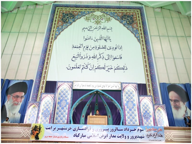 گزارش تصویری نماز جمعه تبریز