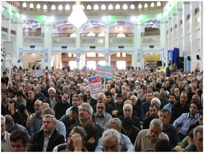راهپیمایی روز جهانی قدس در تبریز به روایت تصویر