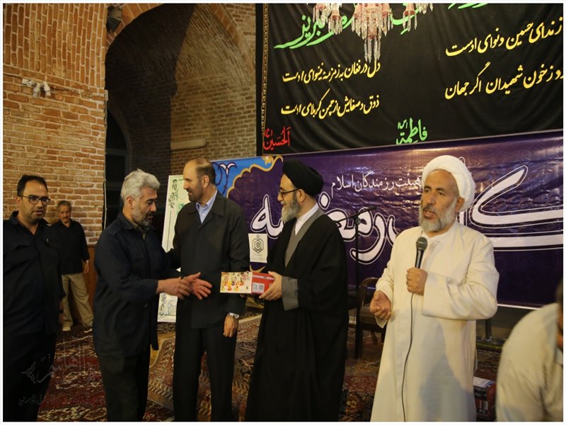 مراسم اعتکاف رمضانیه هیأت رزمندگان اسلام تبریز