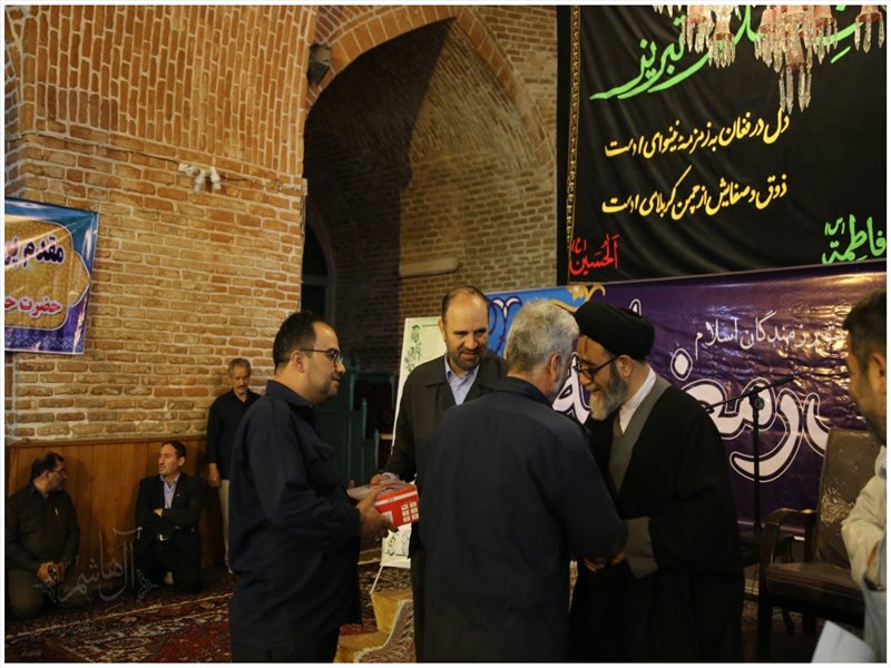 مراسم اعتکاف رمضانیه هیأت رزمندگان اسلام تبریز