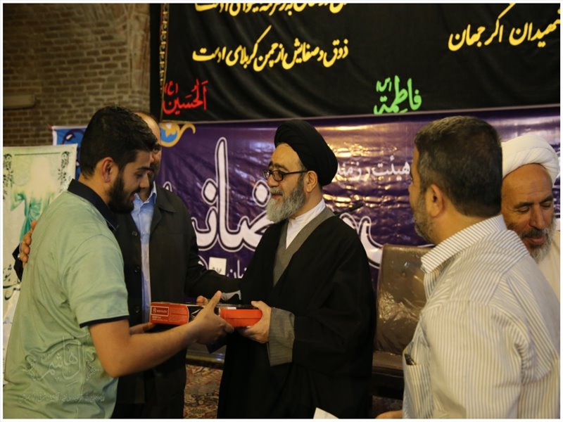 مراسم اعتکاف رمضانیه هیأت رزمندگان اسلام تبریز