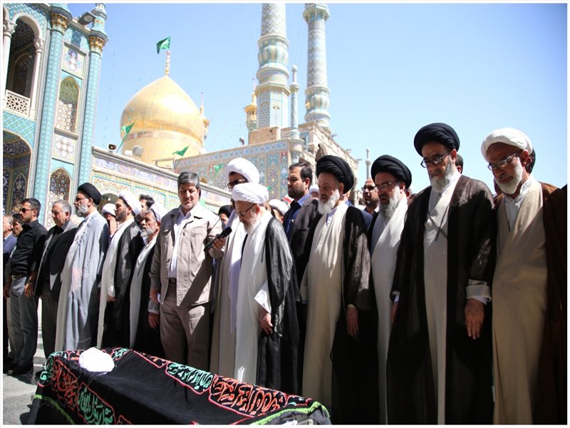 مراسم تشییع آیت‌الله دوزدوزانی برگزار شد