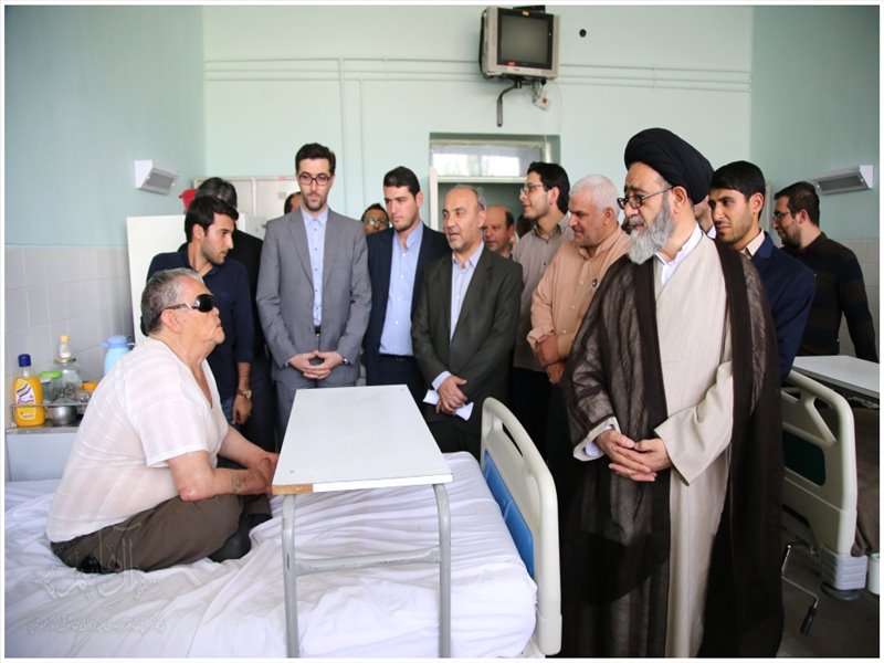 بازدید آل هاشم از آسایشگاه بابا‌ باغی تبریز