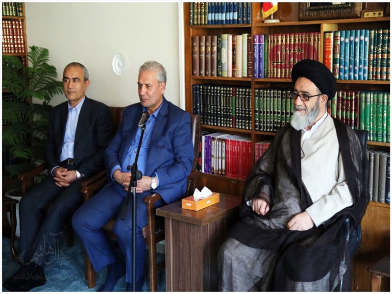 دیدار دکتر ربیعی با حجت‌الاسلام و‌المسلمین آل‌هاشم