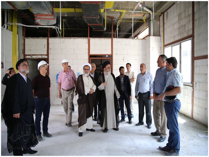 بازدید نماینده ولی فقیه از بزرگترین بیمارستان در حال ساخت فوق تخصصی کودکان