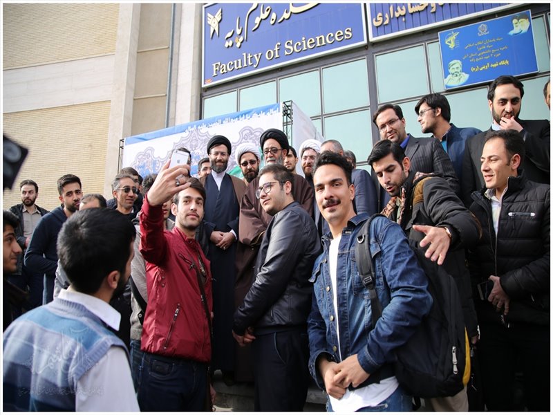 حضور حجت الاسلام والمسلمین آل هاشم در دانشگاه آزاد اسلامی تبریز