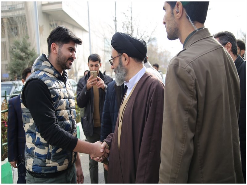 حضور حجت الاسلام والمسلمین آل هاشم در دانشگاه آزاد اسلامی تبریز