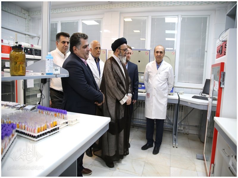 بازدید حجت الاسلام والمسلمین آل هاشم از اداره کل انتقال خون استان