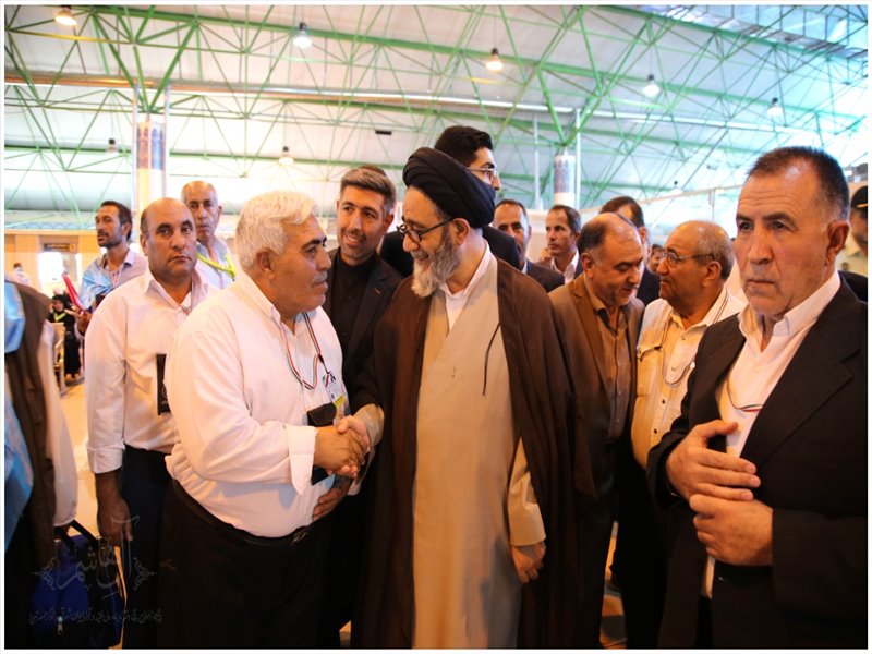 بدرقه اولین کاروان حجاج بیت الله الحرام از فرودگاه تبریز